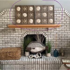 New 3D Starfish & Sand Dollars Wall Hanging Home Decor - Price for one